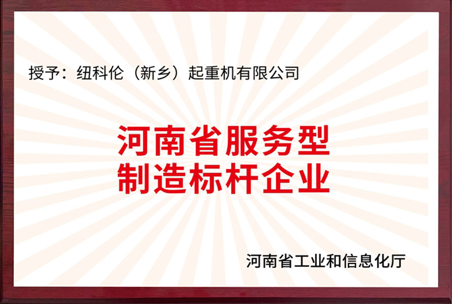 河南省服务型制造标杆企业