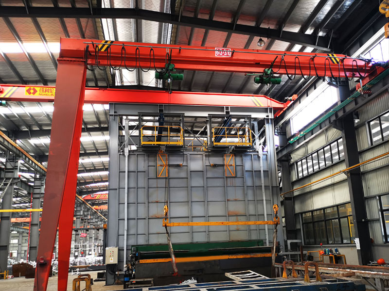 Universal hoist semi-gantry crane